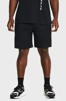 Мужские черные шорты UA Rival Waffle Short Черный S Under Armour 1383107-001