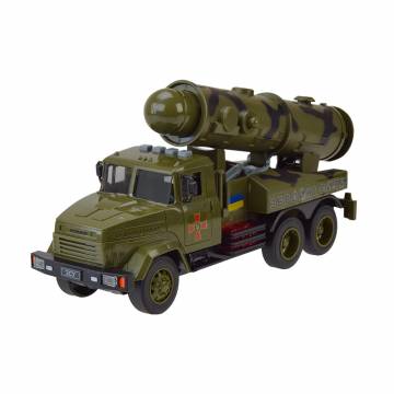 Детская игрушка Автопром KRAZ Военная техника, свет, звук, от 3 лет (KR-2202-02) Детская игрушка Автопром KRAZ Военная техника, свет, звук, от 3 лет (KR-2202-02)