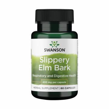 Кора вяза скользкого Swanson Slippery Elm Bark 400 мг, 60 капсул Кора вяза скользкого Swanson Slippery Elm Bark 400 мг, 60 капсул
