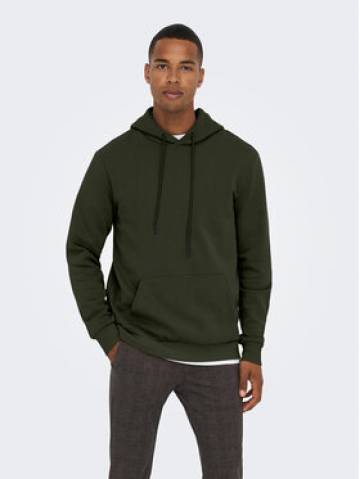 Only & Sons Світшот Cares 22018685 Зелений Regular Fit Only & Sons Світшот Cares 22018685 Зелений Regular Fit