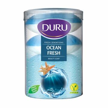 Уценка! Туалетное мыло DURU Fresh Sensations Ocean Breeze Soap Океанский бриз, 4*100 г Уценка! Туалетное мыло DURU Fresh Sensations Ocean Breeze Soap Океанский бриз, 4*100 г