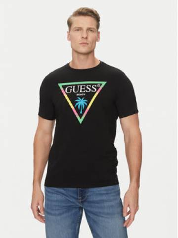 Guess Футболка F5GI00 J1314 Чорний Slim Fit Guess Футболка F5GI00 J1314 Чорний Slim Fit