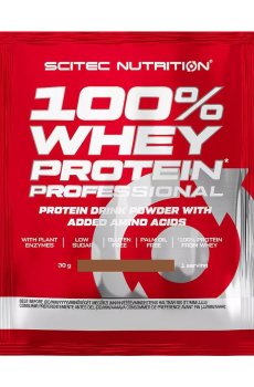 Протеин Scitec Nutrition 100% Whey Protein Professional Шоколад и лесной орех, в порошке, 30 г