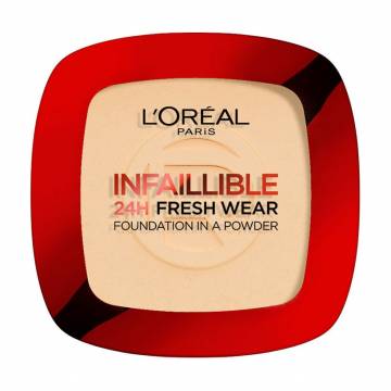 Компактная крем-пудра для лица LOreal Paris Infaillible 120, 9 г Компактная крем-пудра для лица LOreal Paris Infaillible 120, 9 г