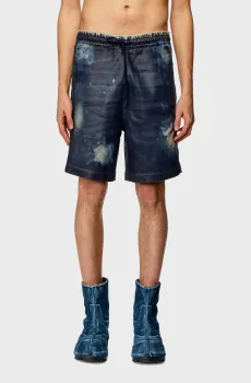 Мужские темно-синие джинсовые шорты D-BOXY-S TRACK CALZONCINI Синий M Diesel A13471 068KU