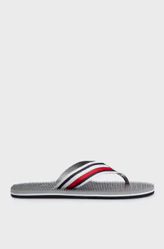 Мужские вьетнамки MASSAGE FOOTBED OLY BEACH SANDAL Разноцветный 43 Tommy Hilfiger FM0FM05025