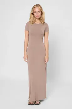 Женское бежевое платье Бежевый M PRPY PWDRSGOK0006