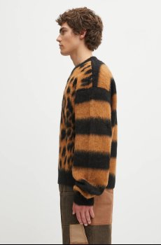Свитер с добавлением шерсти Aries Brushed Leopard