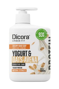 Крем-мыло для рук Dicora Urban Fit Йогурт и овес, 500 мл