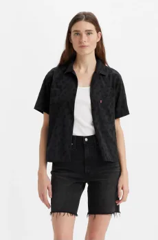 Женская черная рубашка с узором Черный S Levi’s® A7175;0009