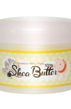 Универсальный крем-бальзам для губ и лица Elizavecca Milky Piggy Shea Butter 100% с маслом ши, 88 г