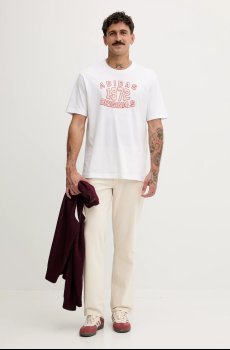 Хлопковая футболка adidas Originals Varsity