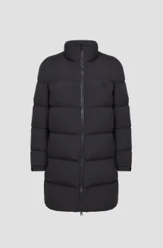 Мужской черный пуховик Черный M HUGO 50495783;001