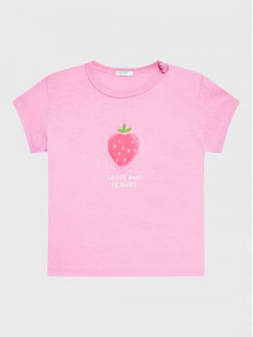 United Colors Of Benetton Футболка 3I1XA1007 Рожевий Regular Fit United Colors Of Benetton Футболка 3I1XA1007 Рожевий Regular Fit