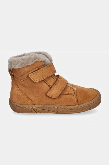 Детские замшевые зимние ботинки Froddo MINNI SUEDE цвет жёлтый G2110141 Детские замшевые зимние ботинки Froddo MINNI SUEDE цвет жёлтый G2110141