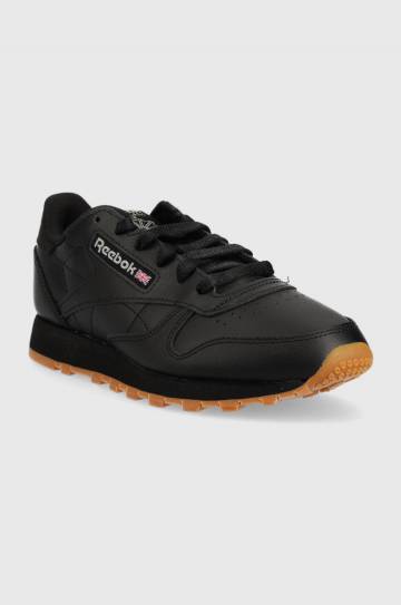 Кожаные кроссовки Reebok Classic GY0961 цвет чёрный GY0961-CBL/PG/RBK Кожаные кроссовки Reebok Classic GY0961 цвет чёрный GY0961-CBL/PG/RBK