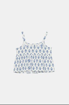 Детская хлопковая блузка United Colors of Benetton