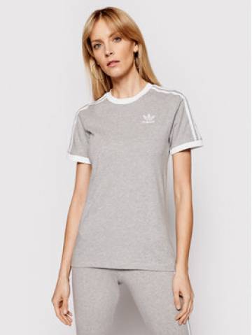 adidas Футболка adicolor Classics 3-Stripes GN2909 Сірий Regular Fit adidas Футболка adicolor Classics 3-Stripes GN2909 Сірий Regular Fit