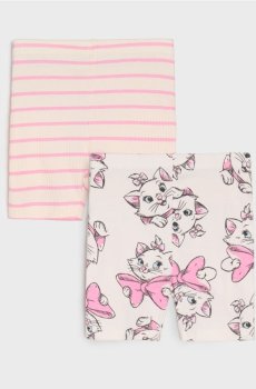 Короткі легінси 2 упаковки The Aristocats - персиковий