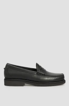 Мужские черные кожаные лоферы Черный 44 Karl Lagerfeld 543483.855008;990
