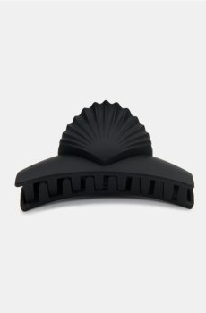Заколка для волосся з мотивом мушлі - чорний