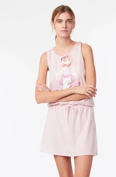 Женская розовая ночная рубашка FIORISA Розовый L Etam 6505253