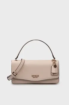 Женская бежевая сумка ECO EVAINE Бежевый ONESIZE Guess HWEVG953520