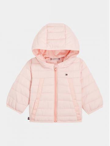 Tommy Hilfiger Пуховик Monotype Tape KN0KN01722 Рожевий Regular Fit Tommy Hilfiger Пуховик Monotype Tape KN0KN01722 Рожевий Regular Fit