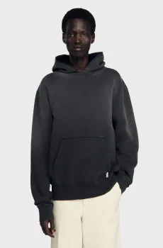 Мужское черное худи Черный M Sandro SHPSW00771_Black