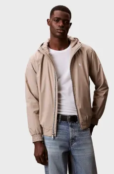 Мужская бежевая ветровка RIPSTOP HARRINGTON Бежевый S Calvin Klein Jeans LV04RE516G