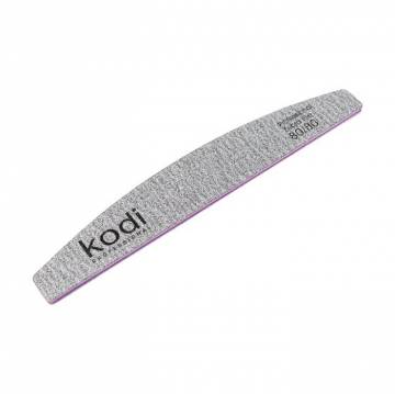 Пилка для ногтей Kodi Professional 80/80 грит полумесяц, коричневая, 178*28*4 мм Пилка для ногтей Kodi Professional 80/80 грит полумесяц, коричневая, 178*28*4 мм