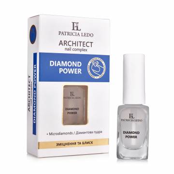 Комплекс для укрепления и блеска ногтей Patricia Ledo Architect Nail Complex Diamand Power, 10 мл