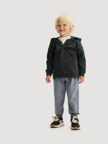 Reserved - Бавовняні джоггери - темно-синій - 179FI-59X