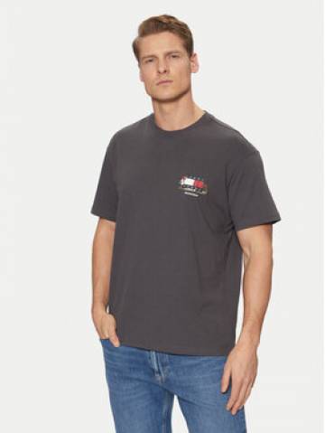 Tommy Jeans Футболка Novelty DM0DM20351 Сірий Relaxed Fit Tommy Jeans Футболка Novelty DM0DM20351 Сірий Relaxed Fit