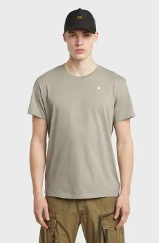 Мужская серая футболка Base Серый S G-Star RAW D16411,336