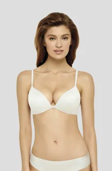 Женский белый бюстгальтер Белый 80C MARC&ANDRE W20-1559-TRM-SY