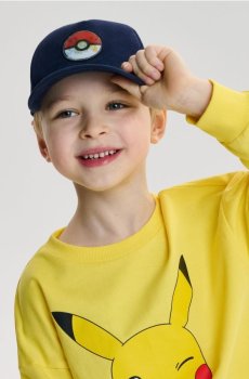 Кепка з нашивкою з ефектом змінного зображення Pokémon - темно-синій