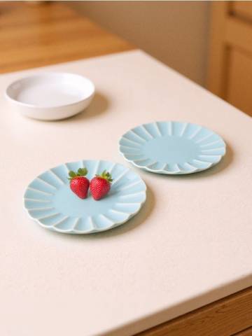 Тарілки, 2 шт. - блакитний