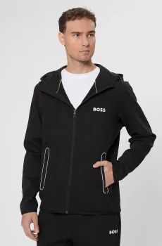 Мужское черное худи Черный S BOSS 50542948;001