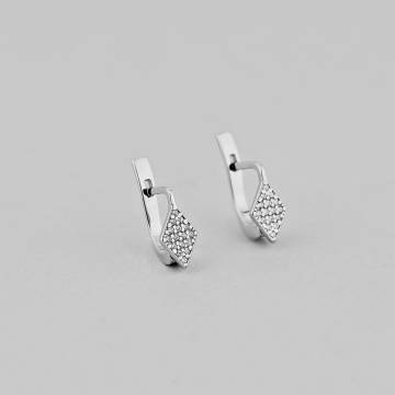 Серебряные серьги Minimal MH-2 c Серебряные серьги Minimal MH-2 c