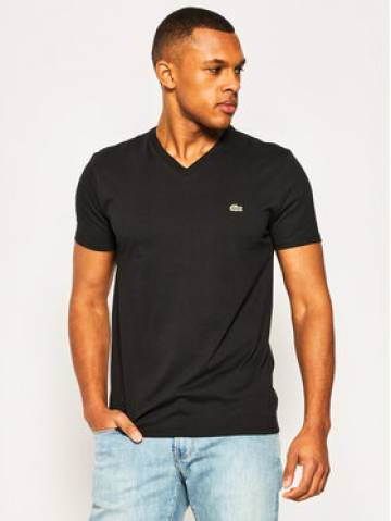 Lacoste Футболка TH6710 Чорний Regular Fit Lacoste Футболка TH6710 Чорний Regular Fit