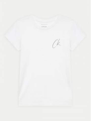 Calvin Klein Jeans Футболка Signage IG0IG02624 Білий Slim Fit Calvin Klein Jeans Футболка Signage IG0IG02624 Білий Slim Fit