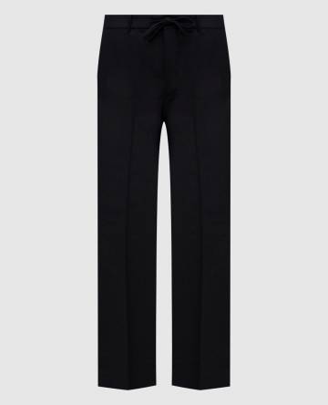 Синие брюки из шерсти и кашемира Синие брюки из шерсти и кашемира