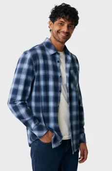Мужская рубашка в клетку Long sleeve shirt with gradien Разноцветный M Mexx MF007200643M