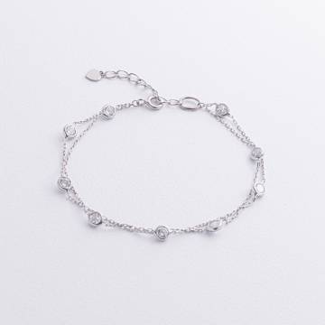 Серебряный браслет с фианитами 905-01592 Серебряный браслет с фианитами 905-01592