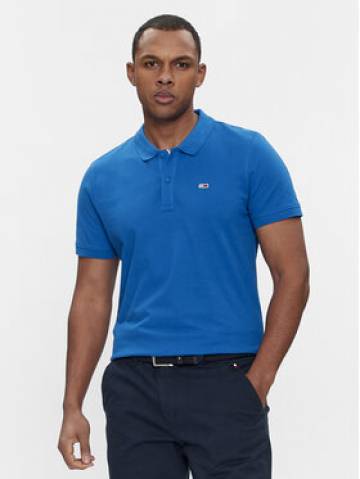 Tommy Jeans Поло DM0DM18312 Голубий Slim Fit Tommy Jeans Поло DM0DM18312 Голубий Slim Fit