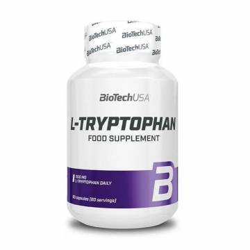 L-триптофан BioTech USA L-Tryptophan, 500 мг, 60 капсул L-триптофан BioTech USA L-Tryptophan, 500 мг, 60 капсул