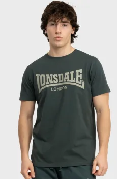 Мужская зеленая футболка Зеленый M Lonsdale 117821