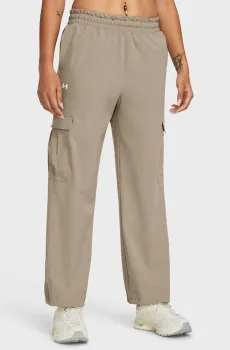 Женские бежевые спортивные брюки Armoursport Woven Cargo Бежевый XL Under Armour 1382696-203