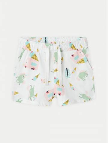 NAME IT Шорти з тканини Vigga 13215112 Білий Regular Fit NAME IT Шорти з тканини Vigga 13215112 Білий Regular Fit
